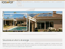 Tablet Screenshot of iasolar.com